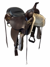 16 Inch Used Circle Y High Horse Eldorado Cordura Trail Saddle Medium Tree 6915