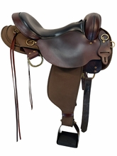 SOLD 2026/09/08 16 Inch Used Circle Y High Horse Highbank Cordura Endurance Saddle Medium Tree 6916