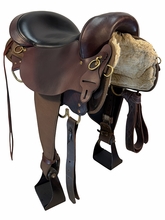 SOLD 2026/09/08 16 Inch Used Circle Y High Horse Highbank Cordura Endurance Saddle Medium Tree 6916