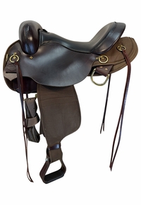 16 Inch Used Circle Y High Horse Highbank Cordura Endurance Saddle Medium Tree 6916