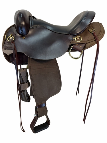 16 Inch Used Circle Y High Horse Highbank Cordura Endurance Saddle Medium Tree 6916