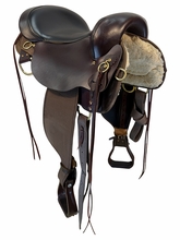 16 Inch Used Circle Y High Horse Highbank Cordura Endurance Saddle Medium Tree 6916