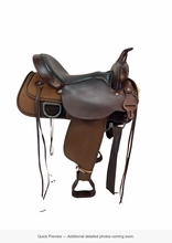 16 Inch Used Circle Y High Horse Lisa Lockhart Cordura Trail Saddle Wide Tree 6910