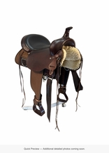 16 Inch Used Circle Y High Horse Lisa Lockhart Cordura Trail Saddle Wide Tree 6910
