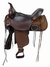 SOLD 2026/08/31e  16 Inch Used Circle Y High Horse Lisa Lockhart Cordura Trail Saddle Wide Tree 6910