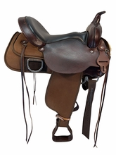SOLD 2026/08/31e  16 Inch Used Circle Y High Horse Lisa Lockhart Cordura Trail Saddle Wide Tree 6910