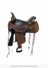 16 Inch Used Circle Y High Horse Lisa Lockhart Cordura Trail Saddle Wide Tree 6910