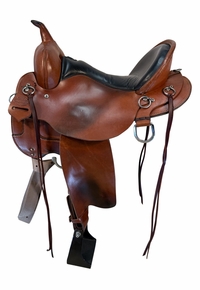 16 Inch Used Circle Y High Horse Little River Trail Saddle Wide Tree 6863