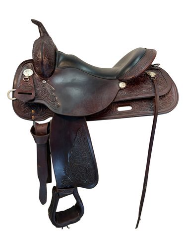 16 Inch Used Circle Y High Horse Mineral Wells Trail Saddle Medium Tree 6812