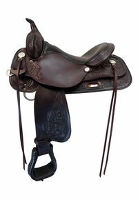 16 Inch Used Circle Y High Horse Mineral Wells Trail Saddle X Wide Tree 6812