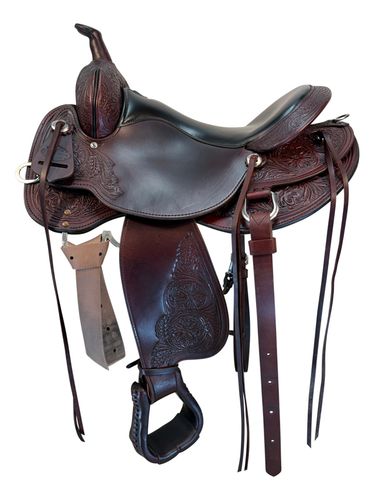 16 Inch Used Circle Y High Horse Oyster Creek Trail Saddle Wide Tree 6808