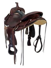 16 Inch Used Circle Y High Horse Oyster Creek Trail Saddle Wide Tree 6808