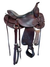16 Inch Used Circle Y High Horse Oyster Creek Trail Saddle Wide Tree 6808