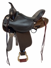 SOLD 07/31/2026ct 16 Inch Used Circle Y High Horse Rosebud Cordura Trail Saddle Wide Tree 6918