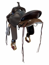 SOLD 07/31/2026ct 16 Inch Used Circle Y High Horse Rosebud Cordura Trail Saddle Wide Tree 6918