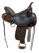 SOLD 07/31/2026ct 16 Inch Used Circle Y High Horse Rosebud Cordura Trail Saddle Wide Tree 6918