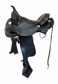 16 Inch Used Circle Y High Horse Round Rock Gaited Trail Saddle Medium Tree 6870