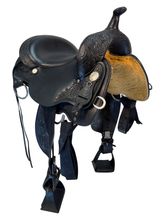 SOLD 2026/04/01 16 Inch Used Circle Y High Horse Round Rock Gaited Trail Saddle Medium Tree 6870