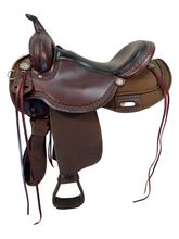16 Inch Used Circle Y High Horse Willow Springs Cordura Trail Saddle Medium Tree 6913