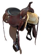 16 Inch Used Circle Y High Horse Willow Springs Cordura Trail Saddle Medium Tree 6913