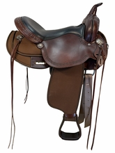16 Inch Used Circle Y High Horse Willow Springs Cordura Trail Saddle Medium Tree 6913