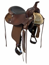 16 Inch Used Circle Y High Horse Willow Springs Cordura Trail Saddle Medium Tree 6913
