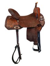 16 Inch Used Circle Y Horse Tack World Barrel Saddle 5194