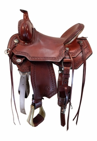 16 Inch Used Circle Y Jackson Trail Saddle 2477
