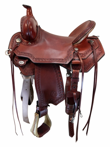 16 Inch Used Circle Y Jackson Trail Saddle Wide Flex2 Tree 2477