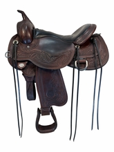 17 Inch Used Circle Y Goodnight Monarch Trail Saddle Wide Flex2 Tree 1752