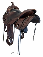 17 Inch Used Circle Y Goodnight Monarch Trail Saddle Wide Flex2 Tree 1752