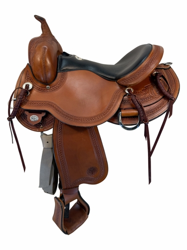 16 Inch Used Circle Y JG Teton Trail Saddle Medium Flex2 Tree 1760