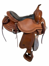 16 Inch Used Circle Y JG Teton Trail Saddle Medium Flex2 Tree 1760