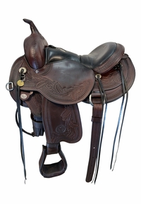 16 Inch Used Circle Y JG Wind River Trail Sadlde Wide Flex Tree 1750