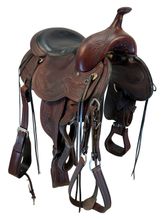 16 Inch Used Circle Y JG Wind River Trail Sadlde Wide Flex Tree 1750