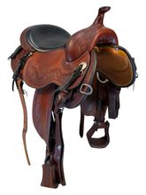 SOLD 2026/02/06 16 Inch Used Circle Y JG Wind River Trail Saddle Medium Flex Tree 1750