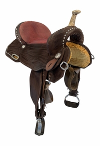 16 Inch Used Circle Y Josey Mitchell Barrel Saddle Medium Tree MJ01