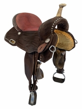 16 Inch Used Circle Y Josey Mitchell Barrel Saddle Medium Tree MJ01
