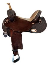 SOLD 2025/10/07  16 Inch Used Circle Y Josey Ultimate Cash-Copper Barrel Saddle 1179