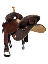SOLD 2025/10/07  16 Inch Used Circle Y Josey Ultimate Cash-Copper Barrel Saddle 1179