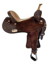 SOLD 2025/10/07  16 Inch Used Circle Y Josey Ultimate Cash-Copper Barrel Saddle 1179