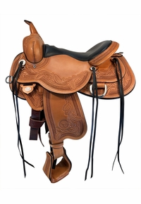 16 Inch Used Circle Y Julie Goodnight Monarch Trail Saddle 1752
