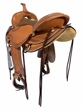 16 Inch Used Circle Y Julie Goodnight Teton Trail Saddle Medium Flex2 Tree 1760