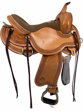 16 Inch Used Circle Y Julie Goodnight Teton Trail Saddle Medium Flex2 Tree 1760
