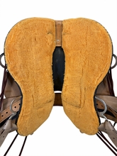 16 Inch Used Circle Y Julie Goodnight Teton Trail Saddle Medium Flex2 Tree 1760