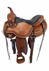 16 Inch Used Circle Y Julie Goodnight Teton Trail Saddle Wide Flex2 Tree 1760