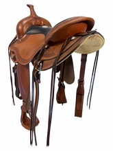 16 Inch Used Circle Y Julie Goodnight Teton Trail Saddle Wide Flex2 Tree 1760