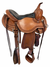 16 Inch Used Circle Y Julie Goodnight Teton Trail Saddle Wide Flex2 Tree 1760