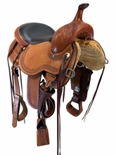 16 Inch Used Circle Y Julie Goodnight Teton Trail Saddle Wide Flex2 Tree 1760