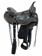16 Inch Used Circle Y Julie Goodnight Wind River Trail Saddle Wide Tree 1750